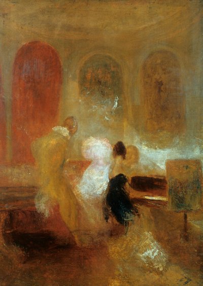 Music Party, East Cowes Castle by Joseph Mallord William Turner