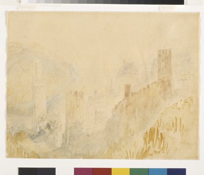 Oberwesel on the Rhine by Joseph Mallord William Turner