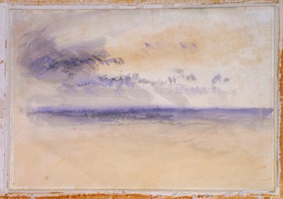 Off the Coast: Seascape and Clouds by Joseph Mallord William Turner