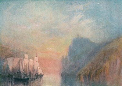 On the Rhine, c1825 by Joseph Mallord William Turner