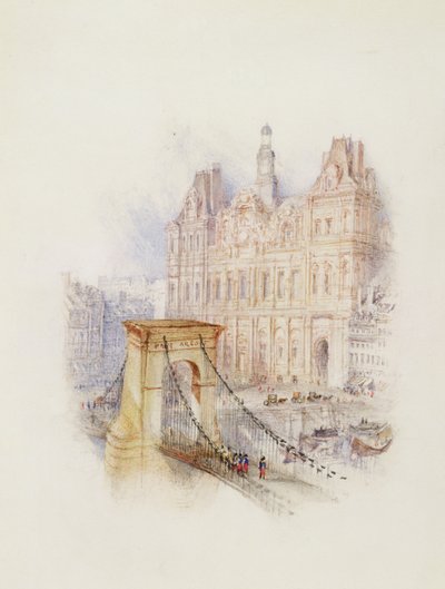 Paris: Hotel de Ville by Joseph Mallord William Turner