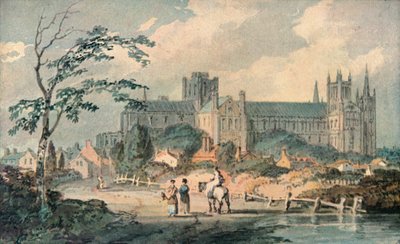 Peterborough Cathedral from the North by Joseph Mallord William Turner