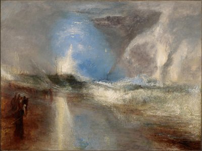 Rockets and Blue Lights Close at Hand to Warn Steam-Boats of Shoal-Water by Joseph Mallord William Turner