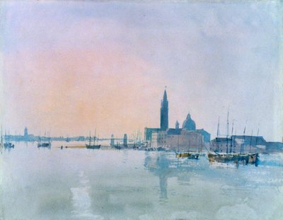 San Giorgio Maggiore from the Dogana, 1819 by Joseph Mallord William Turner