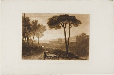 Scene in the Campagna, Plate 38 from Liber Studiorum by Joseph Mallord William Turner
