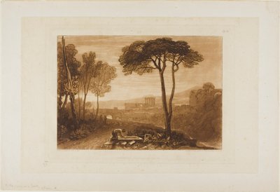 Scene in the Campagna, plate 38 from Liber Studiorum by Joseph Mallord William Turner