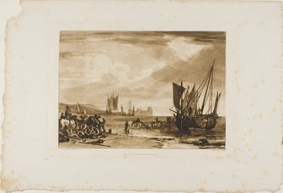 Scene on the French Coast, plate 4 from Liber Studiorum by Joseph Mallord William Turner