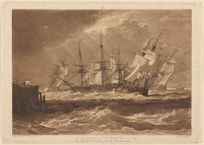 Ships in a Breeze by Joseph Mallord William Turner