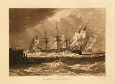 Ships in a Breeze by Joseph Mallord William Turner