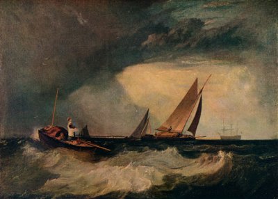 Shoeburyness Fisherman Hailing a Whitstable Hoy, aka The Pilot Boat, and The Red Cap by Joseph Mallord William Turner