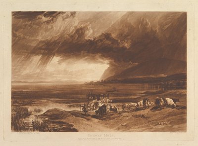 Solway Moss, Liber Studiorum, Part XI, Plate 52 by Joseph Mallord William Turner