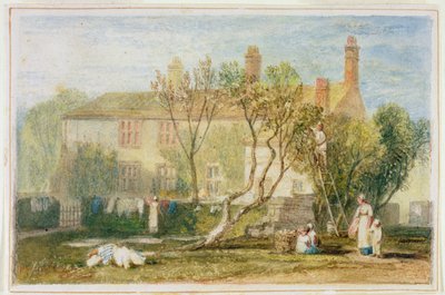 Steeton Manor House, near Farnley, c.1815-18 by Joseph Mallord William Turner