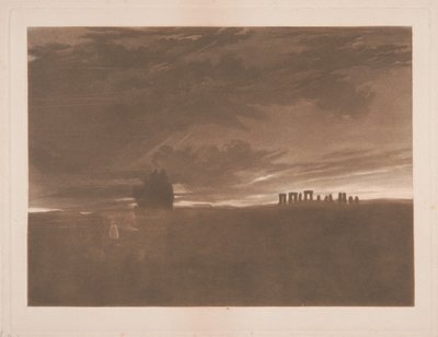 Stonehenge at Daybreak by Joseph Mallord William Turner