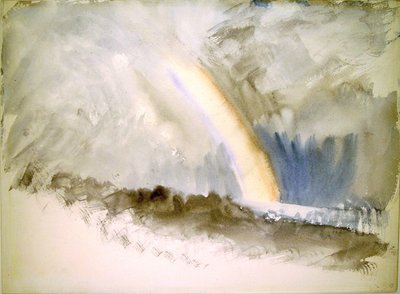 Stormy Landscape with a Rainbow by Joseph Mallord William Turner