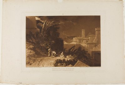 Tenth Plague of Egypt, Plate 61 from Liber Studiorum by Joseph Mallord William Turner