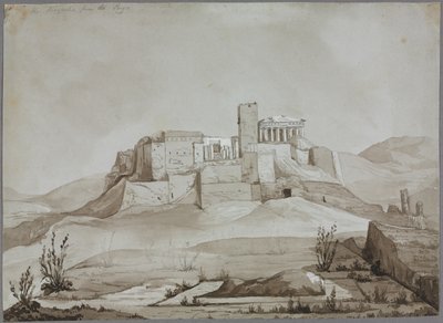 The Acropolis from the Pnyx, Athens, Greece by Joseph Mallord William Turner