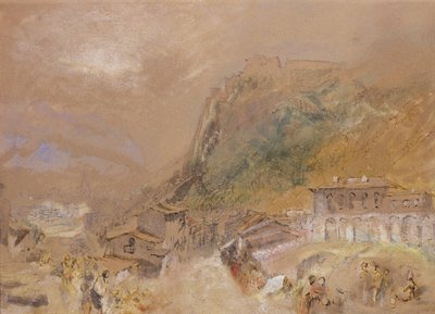 The Bastille at Grenoble, from the Village of La Tronche, c.1836 by Joseph Mallord William Turner