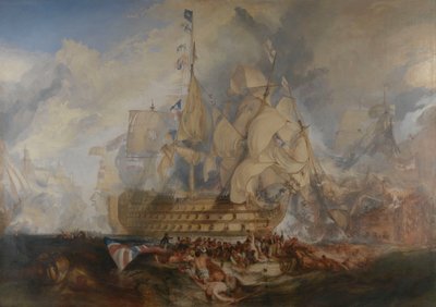 The Battle of Trafalgar, 21 October 1805 by Joseph Mallord William Turner
