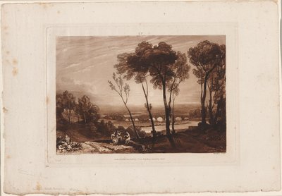 The Bridge in Middle Distance by Joseph Mallord William Turner