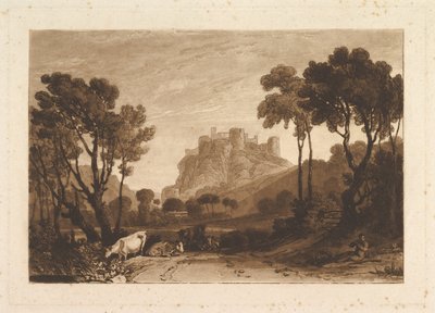 The Castle above the Meadows (Liber Studiorum, part II, plate 8) by Joseph Mallord William Turner