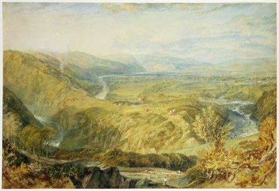 The Crook of Lune, looking towards Hornby Castle by Joseph Mallord William Turner
