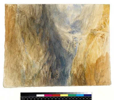 The Devils Bridge, St Gothard by Joseph Mallord William Turner