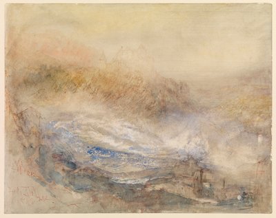 The Falls of the Rhine at Schaffhausen by Joseph Mallord William Turner