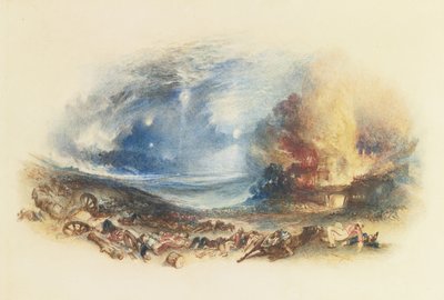 The Field of Waterloo Seen from Hougoumont by Joseph Mallord William Turner