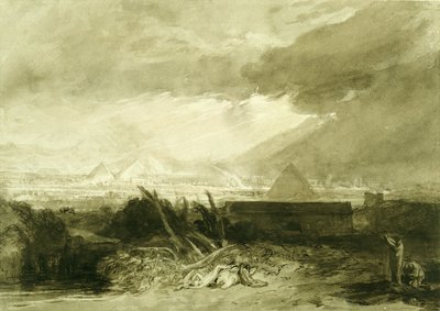 The Fifth Plague of Egypt by Joseph Mallord William Turner