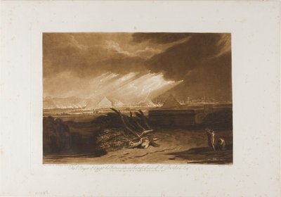 The Fifth Plague of Egypt, plate 16 from Liber Studiorum by Joseph Mallord William Turner