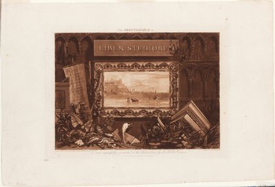 The Frontispiece to Liber Studiorum by Joseph Mallord William Turner