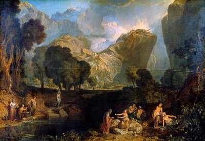 The Goddess of Discord Choosing the Apple of Contention in the Garden of the Hesperides by Joseph Mallord William Turner