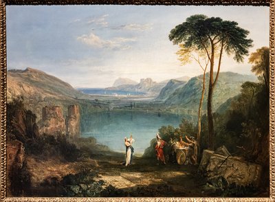 The Lake of Avernus, Aeneas, the Cumaean Sybil by Joseph Mallord William Turner
