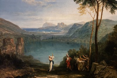The Lake of Avernus, Aeneas, the Cumaean Sybil (detail) by Joseph Mallord William Turner