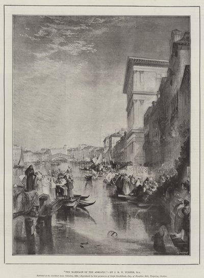 The Marriage of the Adriatic by Joseph Mallord William Turner