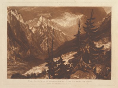 The Source of the Arvaron in the Valley of Chamouni, Savoy by Joseph Mallord William Turner