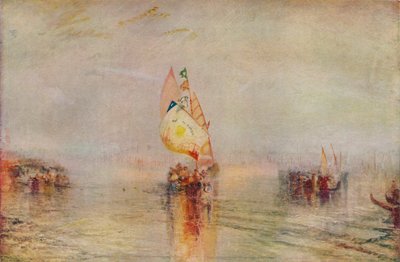 The Sun of Venice Going to Sea by Joseph Mallord William Turner