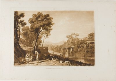 The Woman and Tambourine, plate 3 from Liber Studiorum by Joseph Mallord William Turner