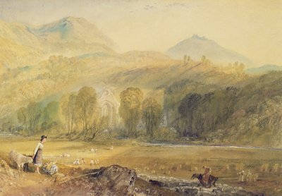 Valle Crucis Abbey, Denbighshire, c.1826 by Joseph Mallord William Turner