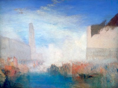 Venice, the Piazzetta with the Ceremony of the Doge Marrying the Sea by Joseph Mallord William Turner