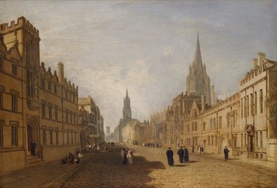 View of the High Street, Oxford by Joseph Mallord William Turner