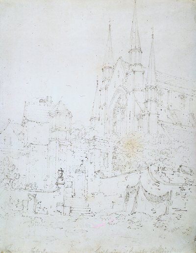 West Window, Worcester Cathedral by Joseph Mallord William Turner