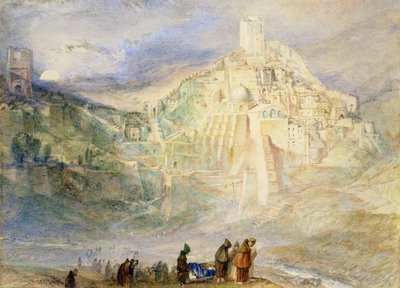 Wilderness A Engedi & Convent of Santa Saba by Joseph Mallord William Turner