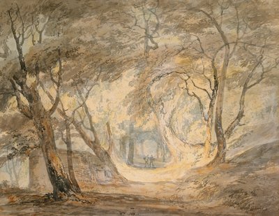 Woodland Scene with Figures, c.1798 by Joseph Mallord William Turner