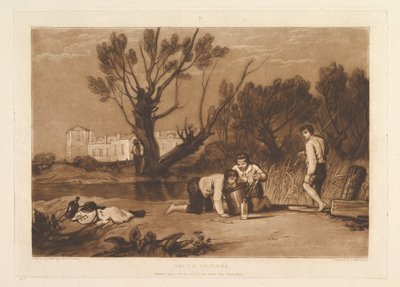 Young Anglers, Liber Studiorum, Part VII by Joseph Mallord William Turner
