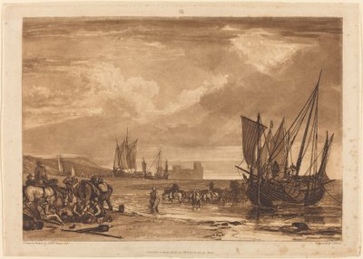 Scene on the French Coast by Joseph Mallord William Turner and Charles Turner