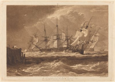 Ships in a Breeze by Joseph Mallord William Turner and Charles Turner