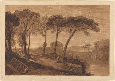 The Temple of Minerva Medica by Joseph Mallord William Turner and Robert Dunkarton