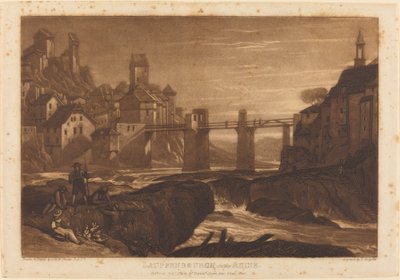 Lauffenbourgh on the Rhine by Joseph Mallord William Turner and Thomas Hodgetts
