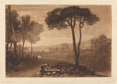 Scene in the Campagna by Joseph Mallord William Turner and William Say
